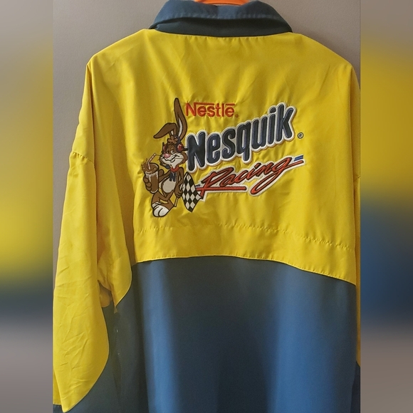 VGT Rare Bulldog  Racing Apparel Jacket. Nestle Nesquik Racing Logo. Sz XL - Picture 10 of 12
